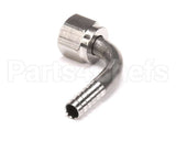 7013 Multiplex Elbow 1/4 Sw Nut X 1/4 Barb Ss