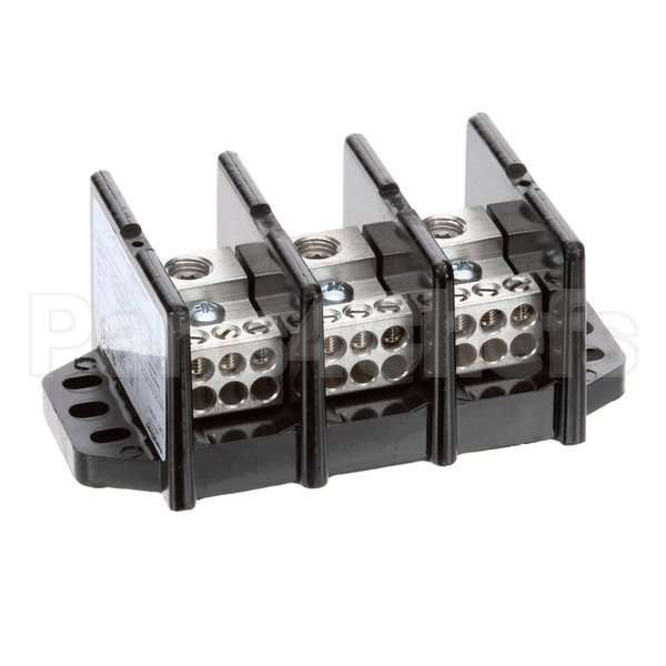 70185 Compatible Groen Distribution Block 3-Pol E 75 Amp