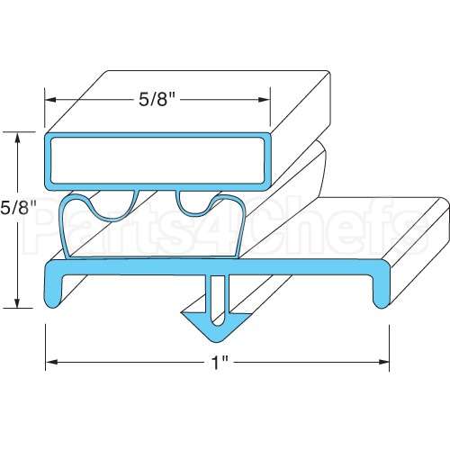 703-963D-02 Compatible Beverage Air Door Gasket