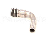 7049 Multiplex Inlet Fitting 1/4 90 Degree Dbl O-