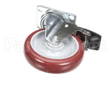7100-0501 Wood Stone Corp 5 Caster With Brake