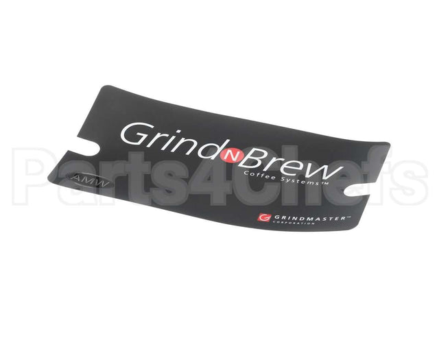 71103 Grindmaster Cecilware Decal, Gnb Front