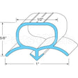 712-024D-02 Compatible Beverage Air Gasket - Lid