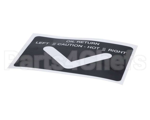71777 Henny Penny Label Oil Return 34X