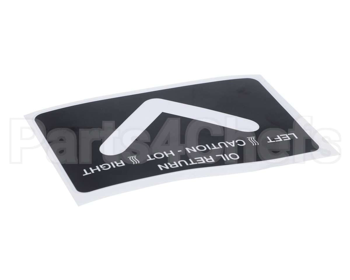 71777 Henny Penny Label Oil Return 34X