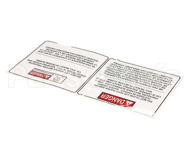 71901 Henny Penny Label-Operational Haz, Eng/Fr