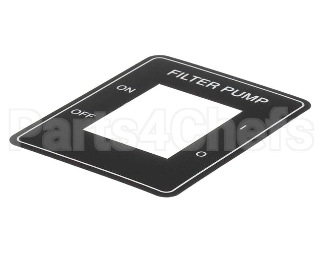 72647 Henny Penny Label-Powerfilter Switch