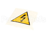 72704 Henny Penny Label - Shock Hazard