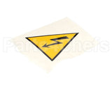 72704 Henny Penny Label - Shock Hazard