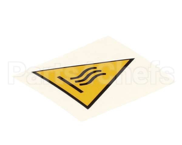 72705-2 Henny Penny Label - Warning Hot Surfaces
