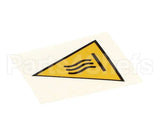 72705-2 Henny Penny Label - Warning Hot Surfaces