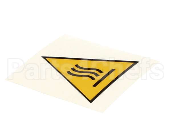 72705-2 Henny Penny Label - Warning Hot Surfaces