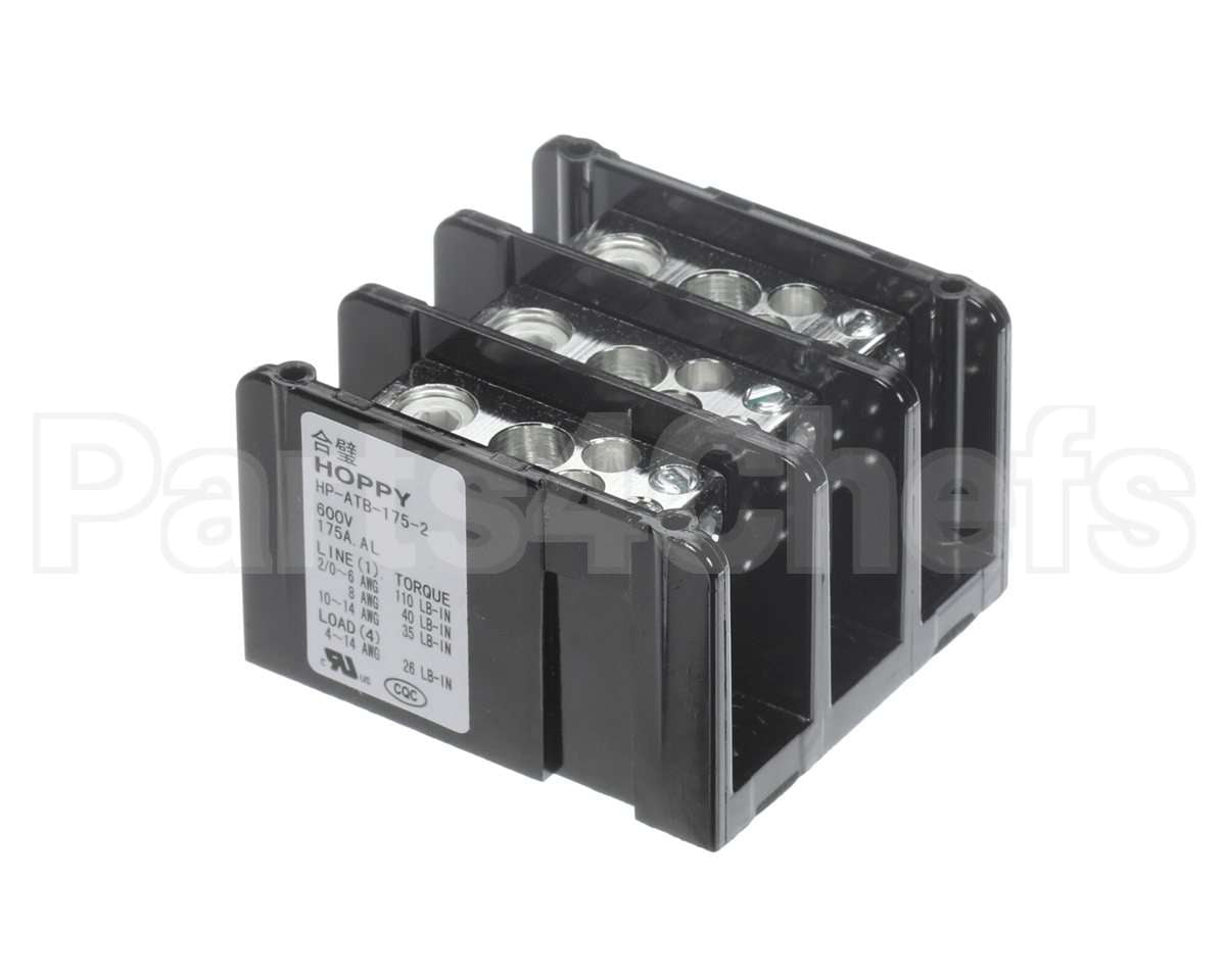 72F88 Lennox Erminal Block, 3 Place, 175 Amps, 600 Vo