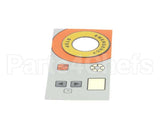 73-2169 Axis Control Panel Sticker For Ax-M