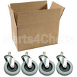 7380-L1 Compatible Rubbermaid 2 1/2 In Caster Kit Set Of 4
