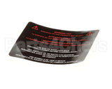 74063 Henny Penny Label-Hot Surf/150W Bulb Scr