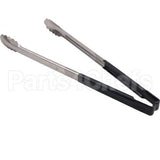 7416BK Compatible Edlund Tongs, Scallop, 16", Blkhdl