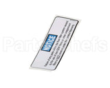 75025 Henny Penny Label - Filter Notice
