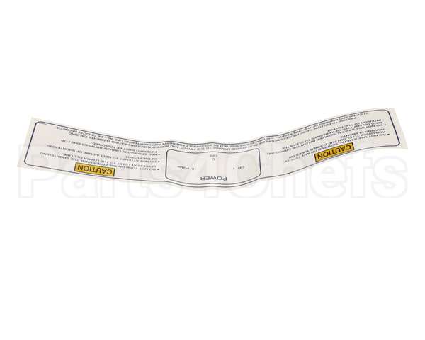 75690 Henny Penny Label-Power/Pump/Melt