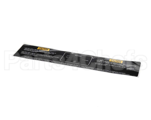 75696 Henny Penny Label-Power/Pump/Melt, Gm