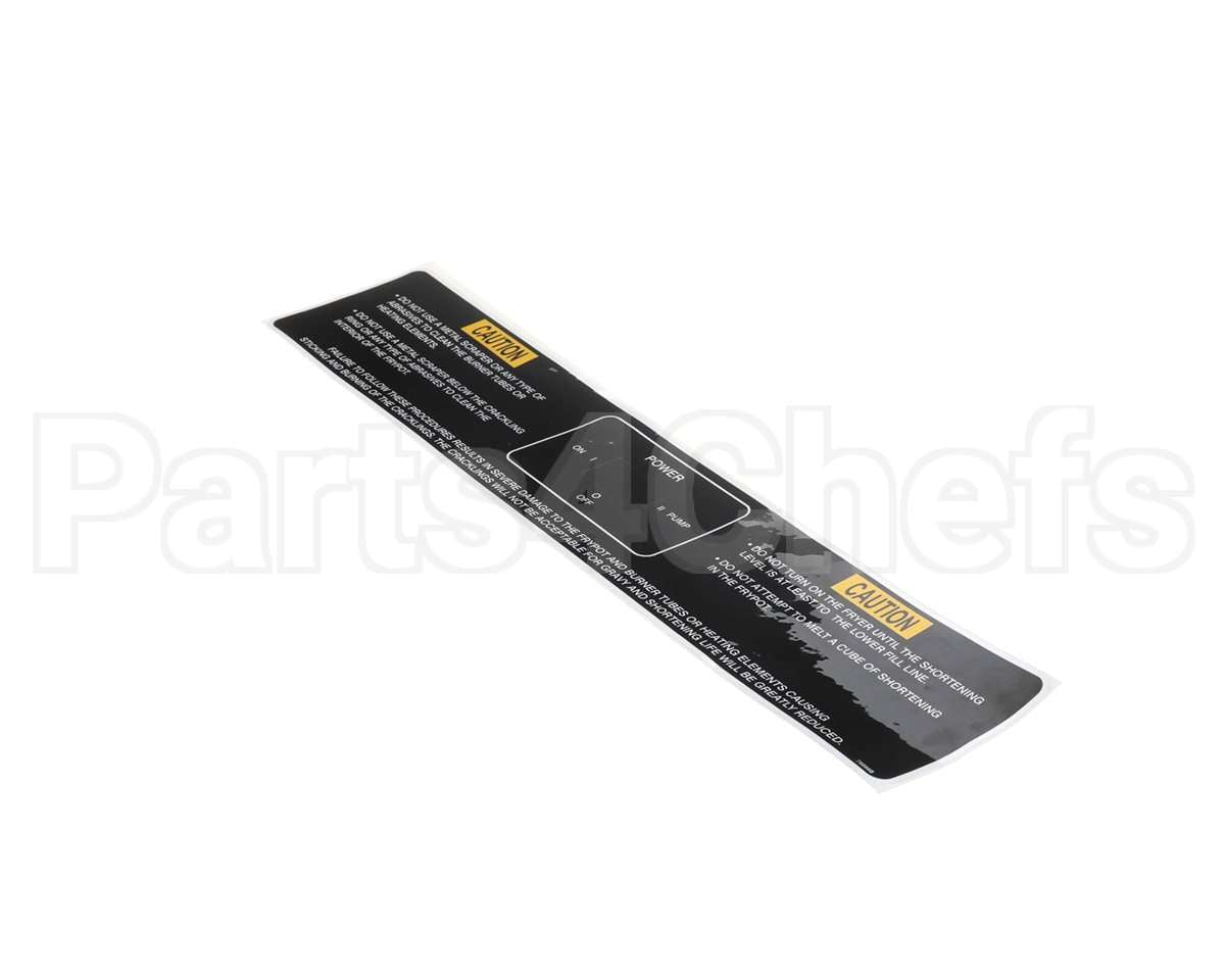 75696 Henny Penny Label-Power/Pump/Melt, Gm