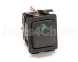 781870 Newco Switch,Black Rocker W/Grn