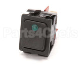 781870 Newco Switch,Black Rocker W/Grn