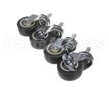 7C-3M338STSB Star Caster Set (4) 2 W/Brk