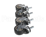 7C-3M338STSB Star Caster Set (4) 2 W/Brk