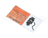 8021722 Frymaster Label, Portable Filter Warning