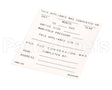 8022530 Frymaster Label,Conversion Date, English
