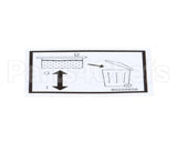 8022660 Frymaster Label, Lov Rti Waste Handle