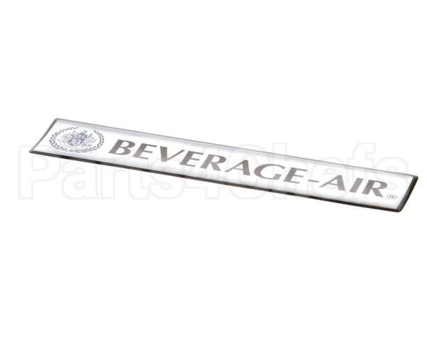 806-313B-01 Beverage Air Nameplate - Beverage-Air Large