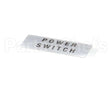 806-329D Beverage Air Label Power Switch H