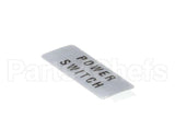806-329D Beverage Air Label Power Switch H