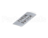 806-329D Beverage Air Label Power Switch H