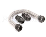 8069437SP Frymaster Flexline Assembly,15.5 W/Male Ends