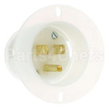 8071219 Compatible Dean Receptacle Power Inlet, 120V