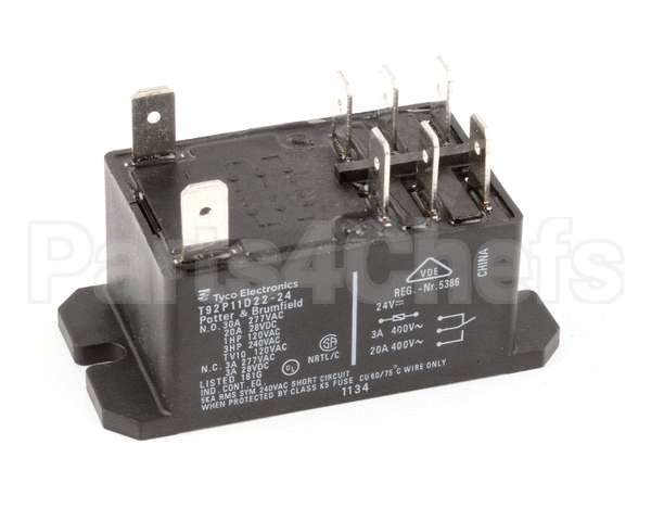 8074482 Frymaster Relay,2Pl 30A Dpdt 24Vdc Coil