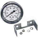 8100092 Compatible Frymaster Pressure Gauge 2-1/2, 0-30 Psi