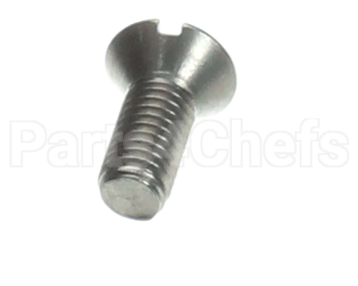 810274 Globe Machine Screw, Fh Slotted