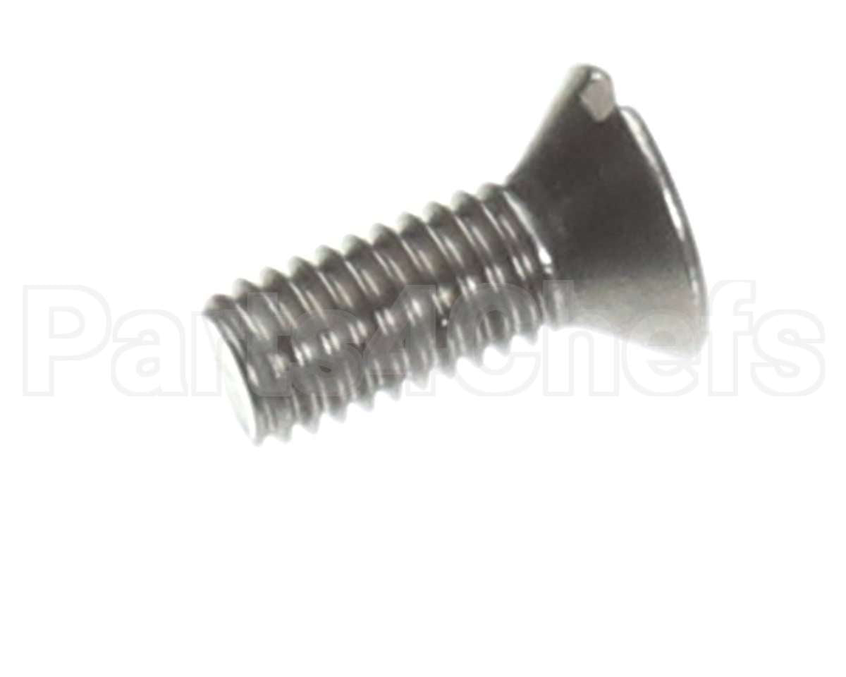 810274 Globe Machine Screw, Fh Slotted