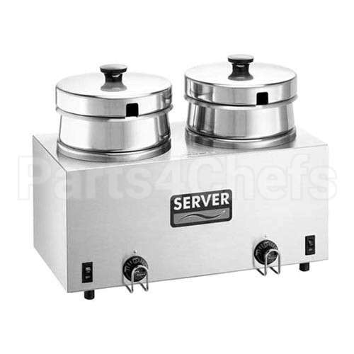 81200 Compatible Midwest Appliance Parts Cooker/Warmer, Twin 4 Qt, Countertop