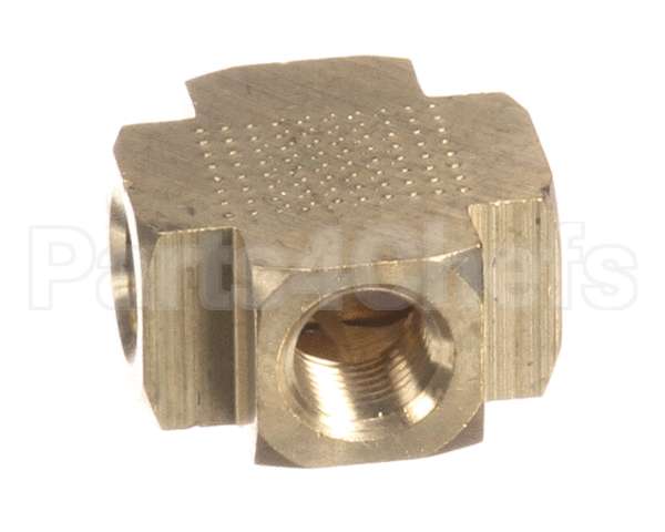 8130378 Frymaster Fttng,Cross 1/8Nptf Brs