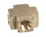 8130378 Frymaster Fttng,Cross 1/8Nptf Brs