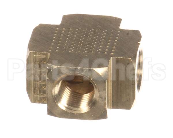 8130378 Frymaster Fttng,Cross 1/8Nptf Brs