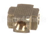 8130378 Frymaster Fttng,Cross 1/8Nptf Brs