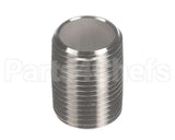 8130900 Frymaster Nipple, 1/2 X Close Npt S/S