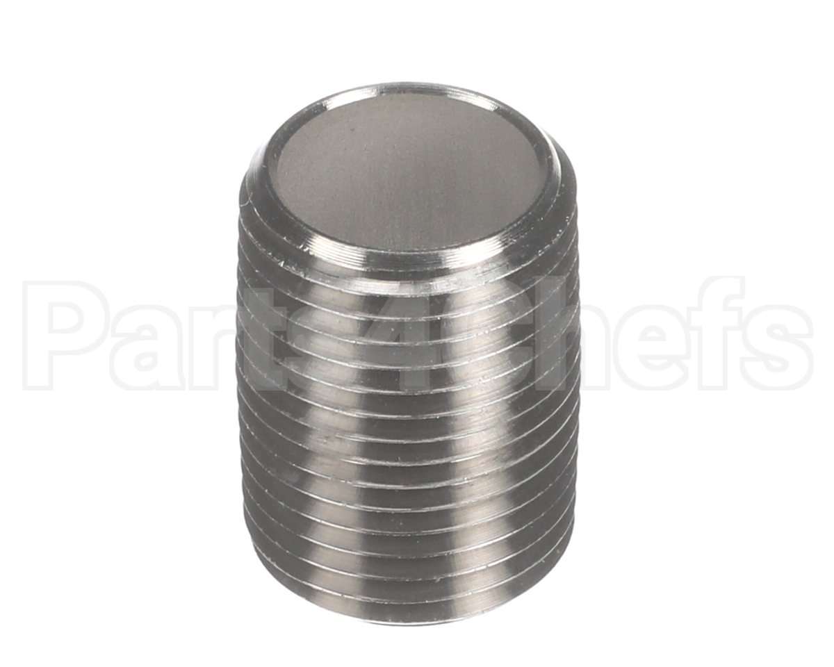 8130900 Frymaster Nipple, 1/2 X Close Npt S/S