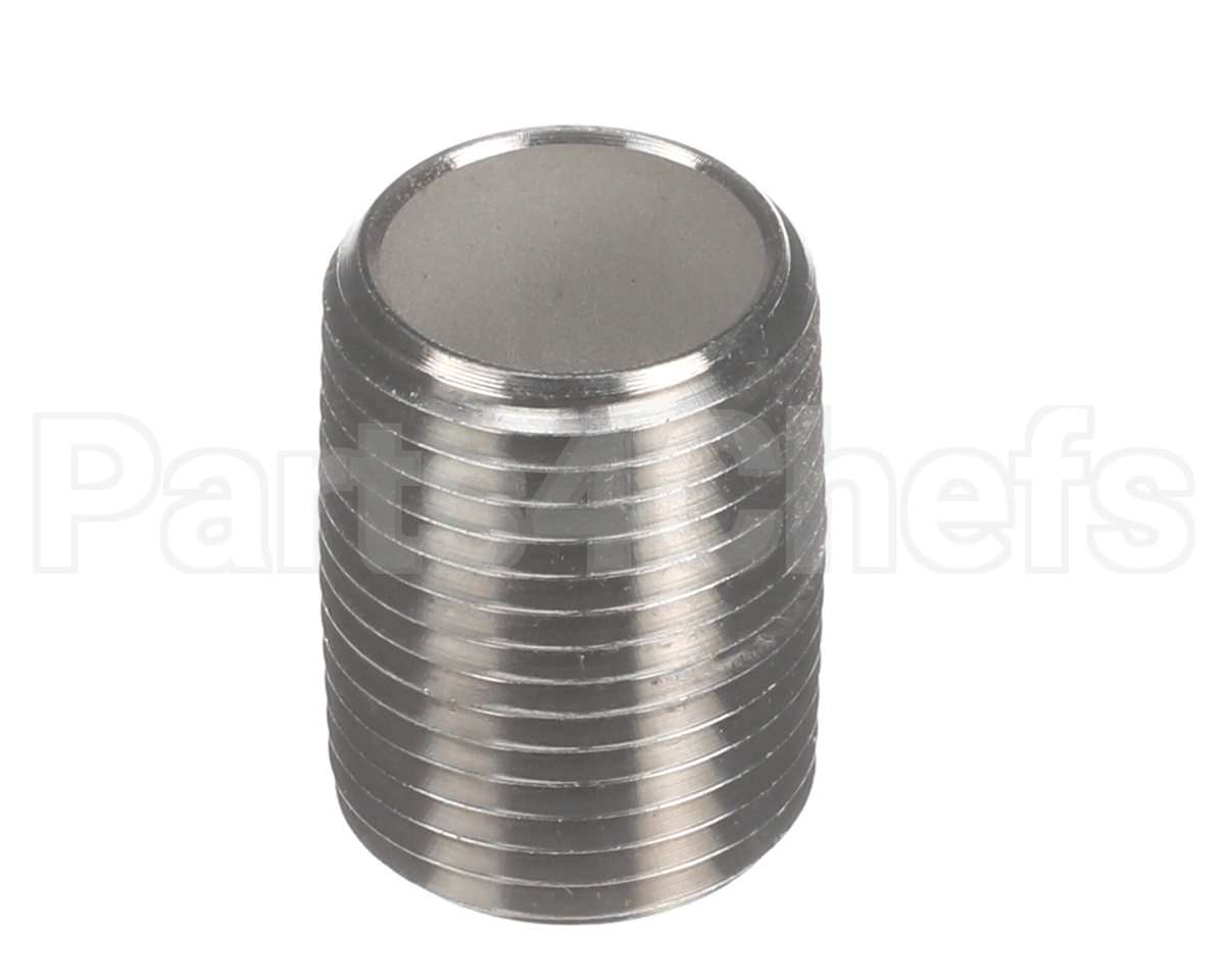8130900 Frymaster Nipple, 1/2 X Close Npt S/S